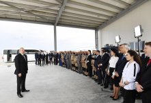 Prezident İlham Əliyev Bakı Beynəlxalq Dəniz Ticarət Limanı Kompleksinin açılışında iştirak edib (FOTO) (YENİLƏNİB-2)