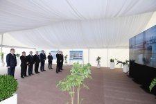 Prezident İlham Əliyev Bakı Beynəlxalq Dəniz Ticarət Limanı Kompleksinin açılışında iştirak edib (FOTO) (YENİLƏNİB-2)