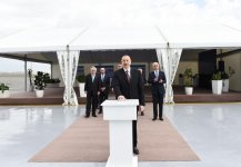 Prezident İlham Əliyev Bakı Beynəlxalq Dəniz Ticarət Limanı Kompleksinin açılışında iştirak edib (FOTO) (YENİLƏNİB-2)