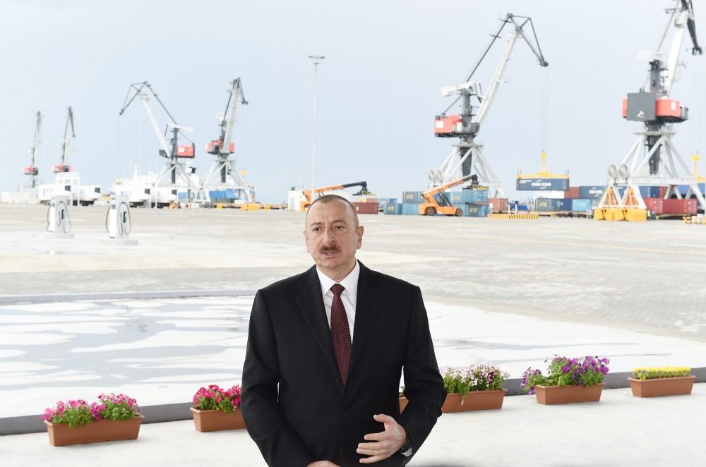 Azərbaycan Prezidenti: "Biz nəqliyyat infrastrukturumuzla bağlı qarşımızda duran bütün vəzifələri icra etdik"