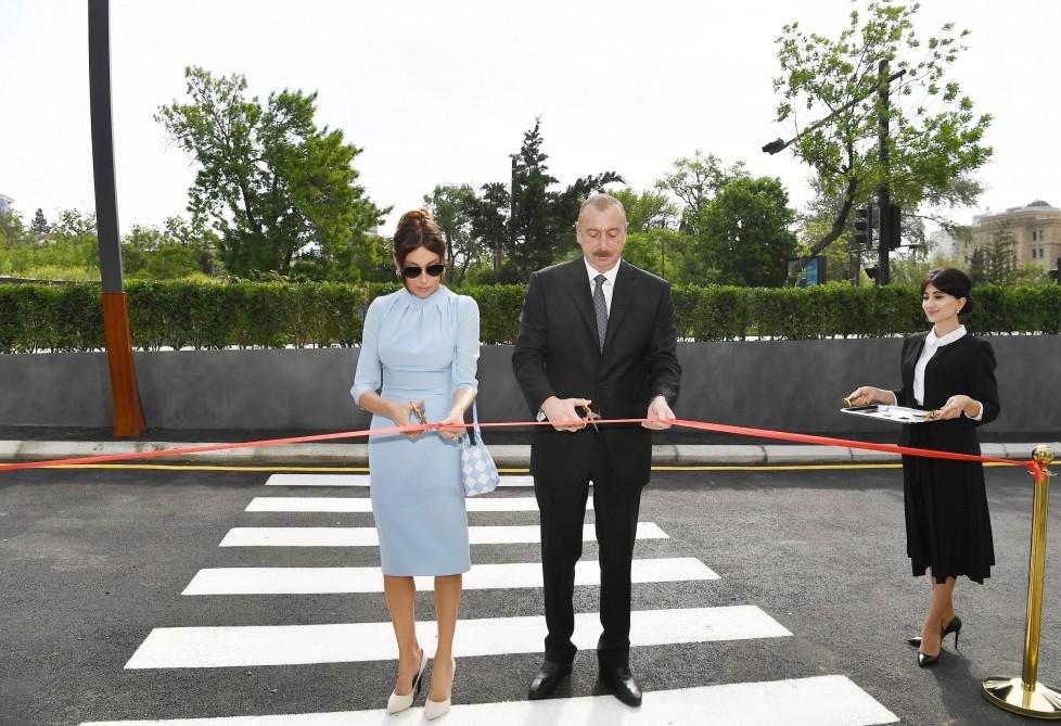 Prezident İlham ƏIiyev və birinci xanım Mehriban Əliyeva Heydər Əliyev adına Müasir Təhsil Kompleksinin yeni binasının açılışında iştirak ediblər (FOTO) (YENİLƏNİB)
