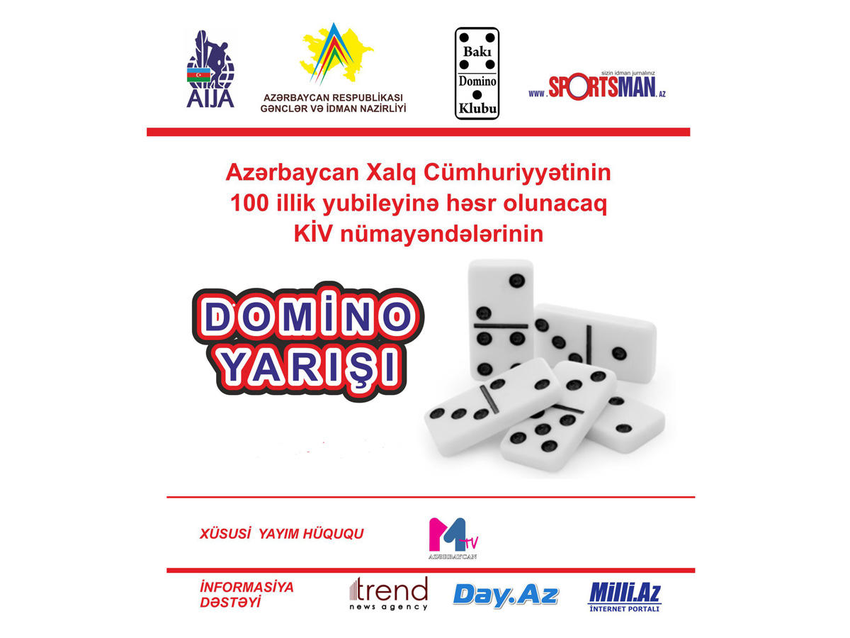 Bakıda domino yarışı keçiriləcək
