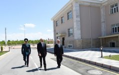 Prezident İlham Əliyev Dövlət Sərhəd Xidmətinin Naxçıvanda yerləşən sərhəd dəstəsində yaradılan şəraitlə tanış olub (FOTO)