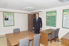 Prezident İlham Əliyev Dövlət Sərhəd Xidmətinin Naxçıvanda yerləşən sərhəd dəstəsində yaradılan şəraitlə tanış olub (FOTO)
