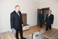 Prezident İlham Əliyev Dövlət Sərhəd Xidmətinin Naxçıvanda yerləşən sərhəd dəstəsində yaradılan şəraitlə tanış olub (FOTO)