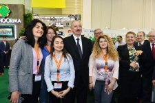 Prezident İlham Əliyev XXIV Azərbaycan Beynəlxalq Qida Sənayesi və XII Azərbaycan Beynəlxalq Kənd Təsərrüfatı sərgiləri ilə tanış olub (YENİLƏNİB -2)