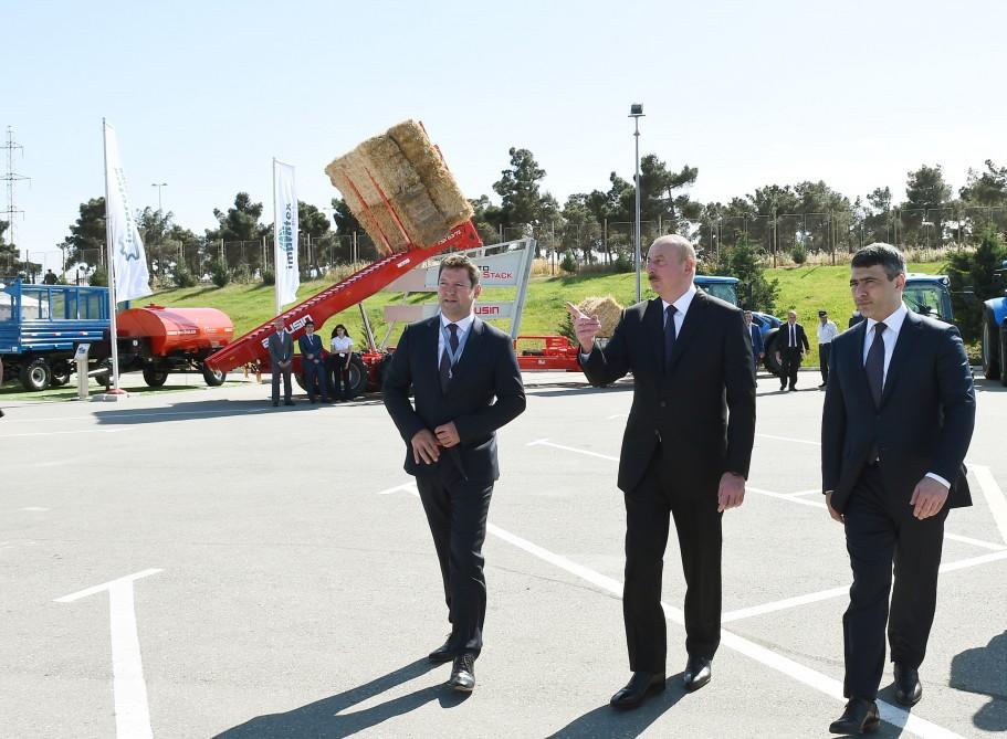 Prezident İlham Əliyev XXIV Azərbaycan Beynəlxalq Qida Sənayesi və XII Azərbaycan Beynəlxalq Kənd Təsərrüfatı sərgiləri ilə tanış olub (YENİLƏNİB -2)