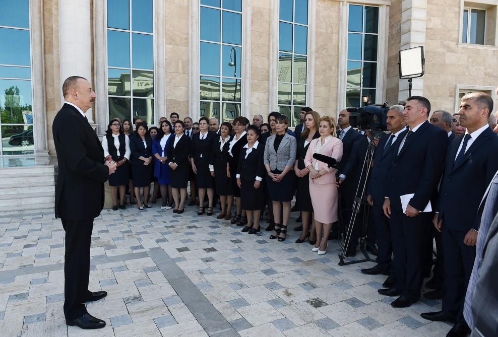 Prezident İlham Əliyev Naxçıvan Müəllimlər İnstitunun yeni binasının açılışında iştirak edib (FOTO) (YENİLƏNİB)