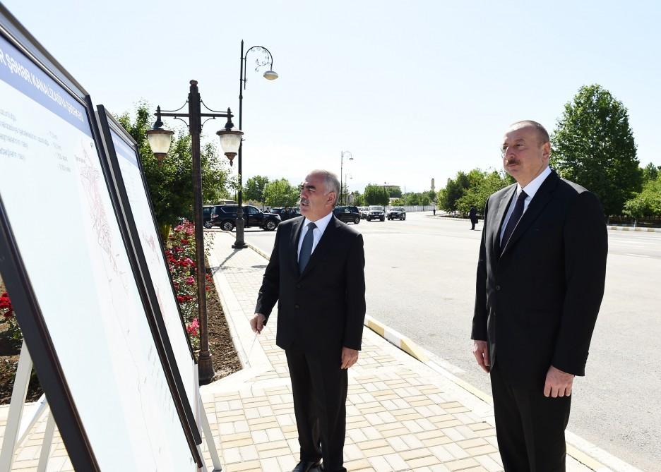 Prezident İlham Əliyev Şərurun içməli su təchizatı və kanalizasiya sistemlərinin yenidən qurulması layihəsinin açılışında iştirak edib (FOTO) (YENİLƏNİB)