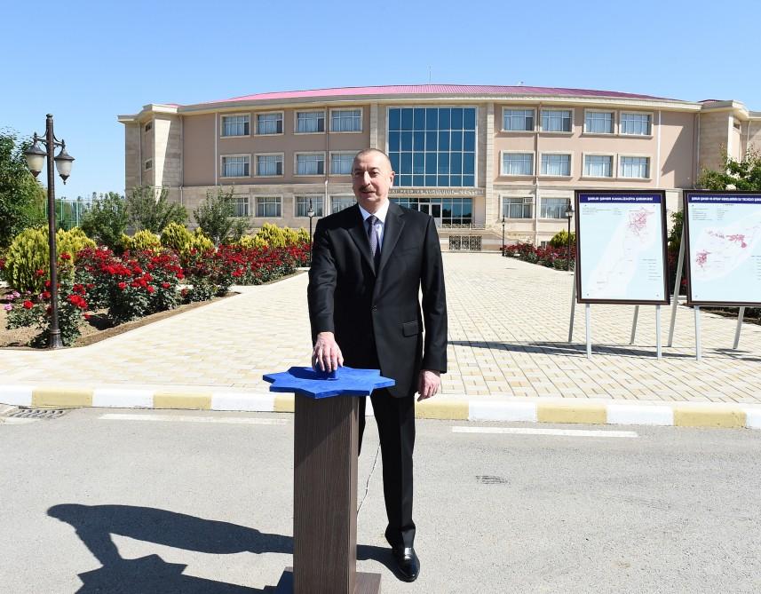 Prezident İlham Əliyev Şərurun içməli su təchizatı və kanalizasiya sistemlərinin yenidən qurulması layihəsinin açılışında iştirak edib (FOTO) (YENİLƏNİB)