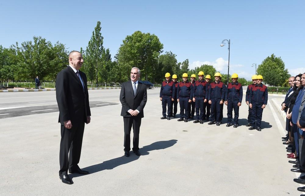Prezident İlham Əliyev Şərurun içməli su təchizatı və kanalizasiya sistemlərinin yenidən qurulması layihəsinin açılışında iştirak edib (FOTO) (YENİLƏNİB)