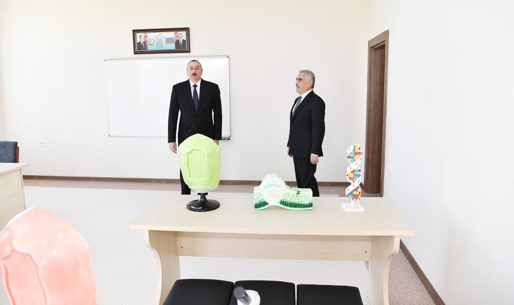 Prezident İlham Əliyev Naxçıvan şəhərində 6 saylı tam orta məktəbin açılışını edib (FOTO)