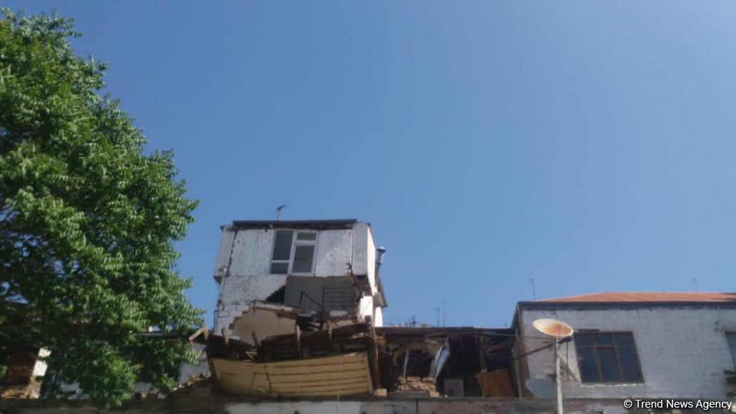 İcra hakimi Bayılda sürüşmə zonasına baxış keçirir (FOTO)