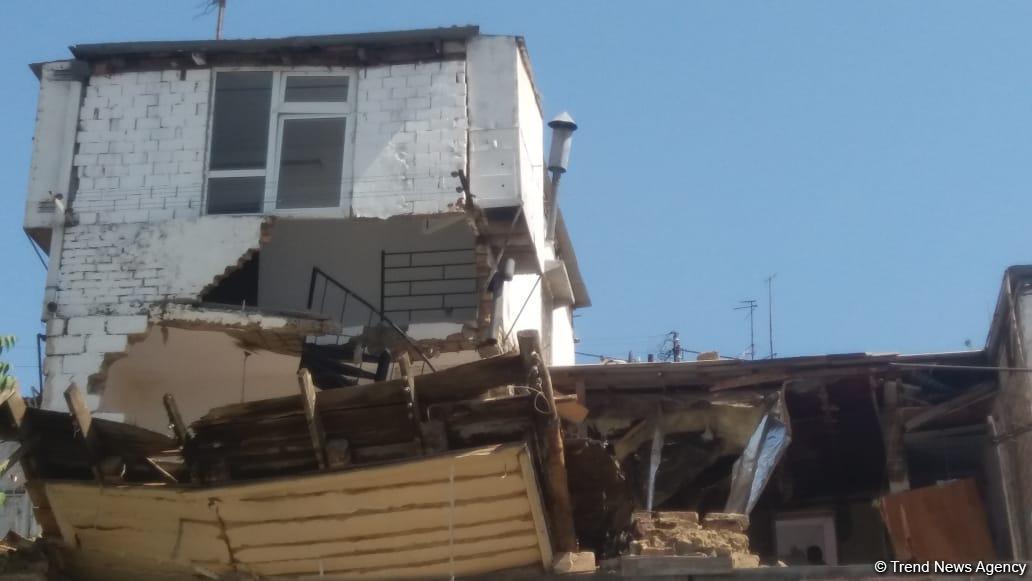 İcra hakimi Bayılda sürüşmə zonasına baxış keçirir (FOTO)