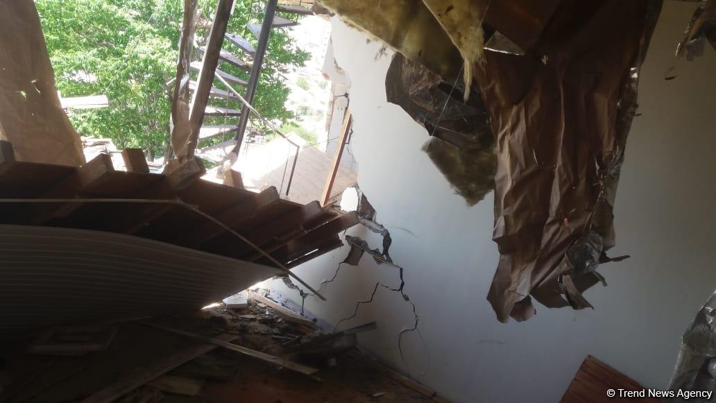 İcra hakimi Bayılda sürüşmə zonasına baxış keçirir (FOTO)
