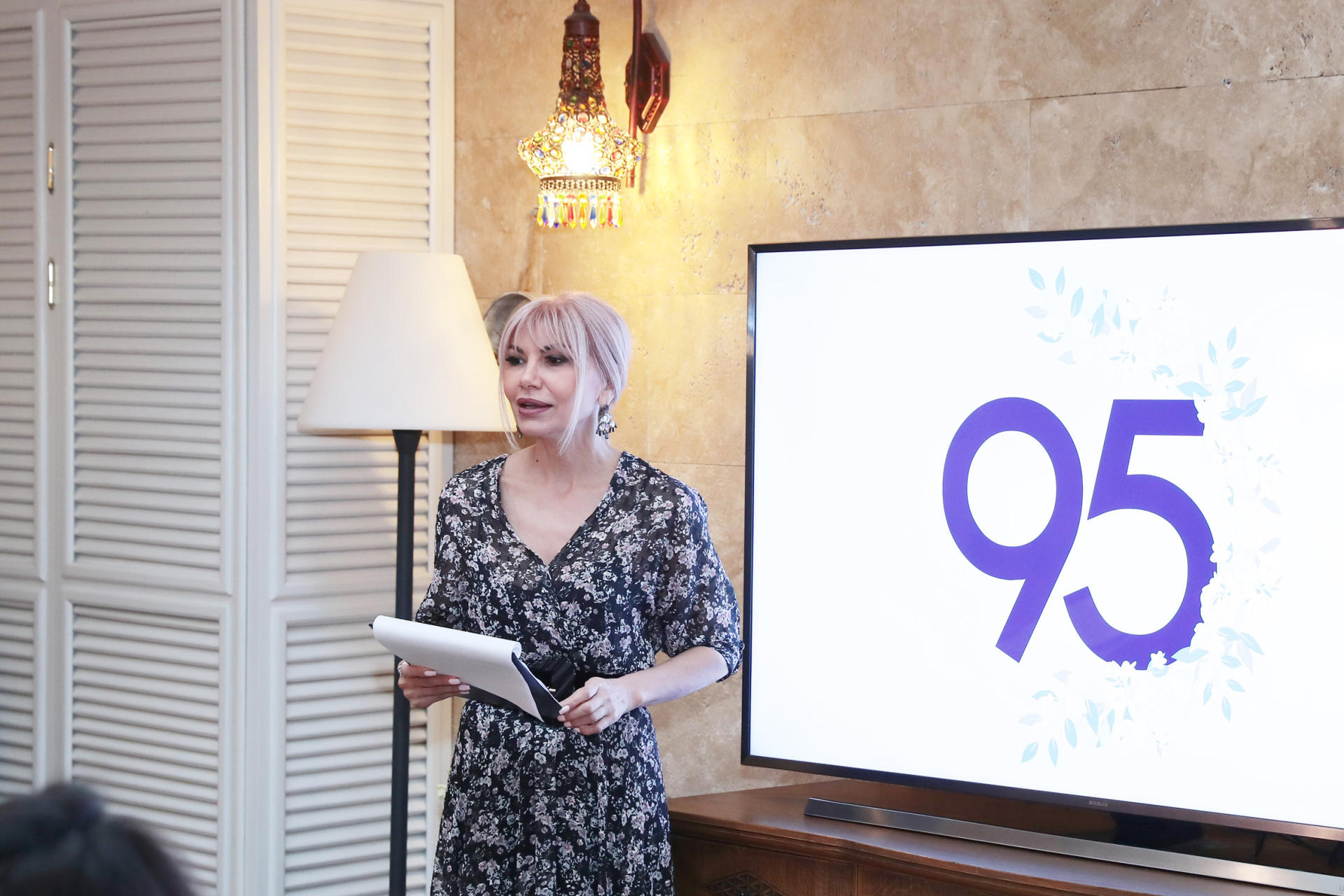 Leyla Əliyeva Ümummilli Lider Heydər Əliyevin 95 illiyinə həsr edilən ədəbi-musiqili mərasimdə iştirak edib (FOTO)