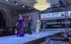 Gülnarə Xəlilova Qazaxıstanda gənc dizaynerlərin işini qiymətləndirib (FOTO)