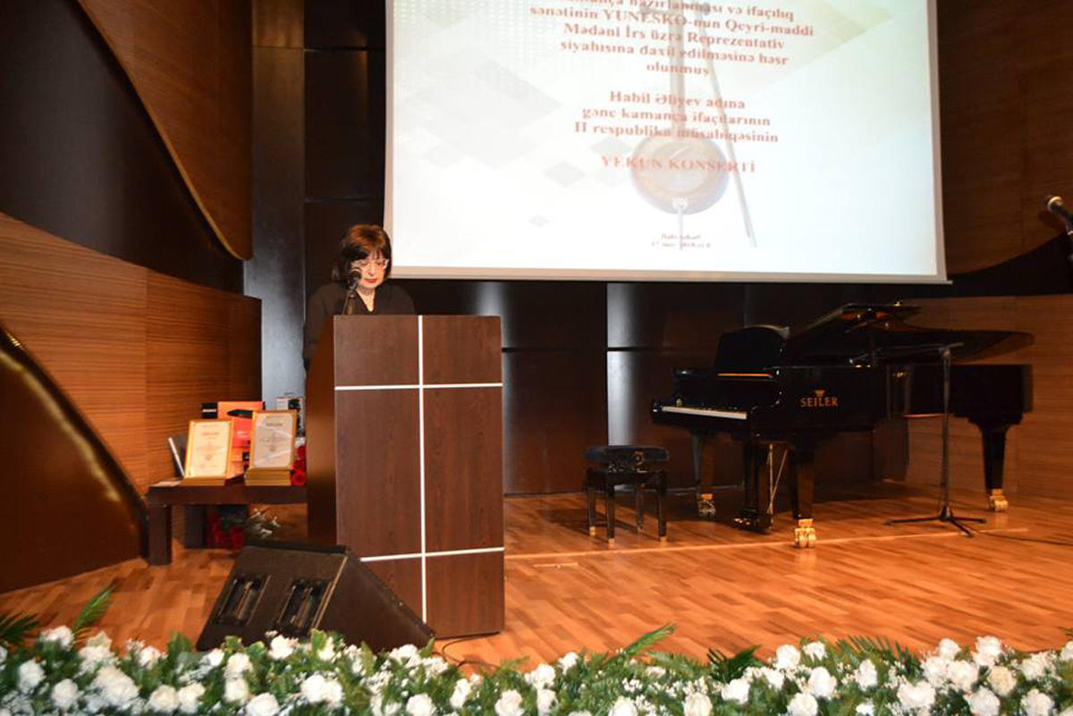 Gənc kamança ifaçılarının II respublika müsabiqəsinin yekun konserti olub (FOTO)