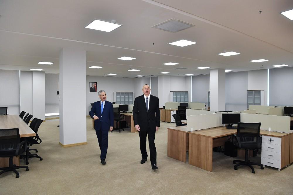 Prezident İlham Əliyev Yeni Azərbaycan Partiyasının yeni inzibati binasının açılışında iştirak edib (FOTO) (YENİLƏNİB)