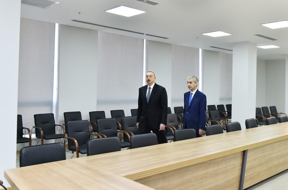 Prezident İlham Əliyev Yeni Azərbaycan Partiyasının yeni inzibati binasının açılışında iştirak edib (FOTO) (YENİLƏNİB)