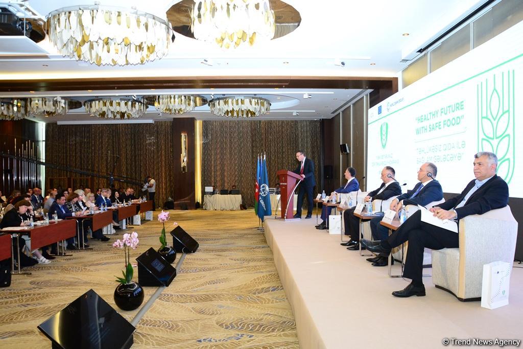 1-ci Bakı Beynəlxalq Qida Təhlükəsizliyi Konfransı öz işinə başlayıb (FOTO)