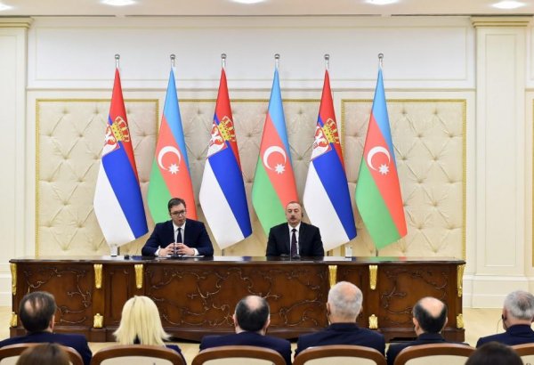 Prezident İlham Əliyev: Biz Serbiyanı Bakı-Tbilisi-Qars dəmir yolunun fəal iştirakçısı kimi görürük