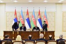 Azərbaycan-Serbiya sənədləri imzalanıb (FOTO)