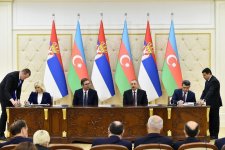 Azərbaycan-Serbiya sənədləri imzalanıb (FOTO)