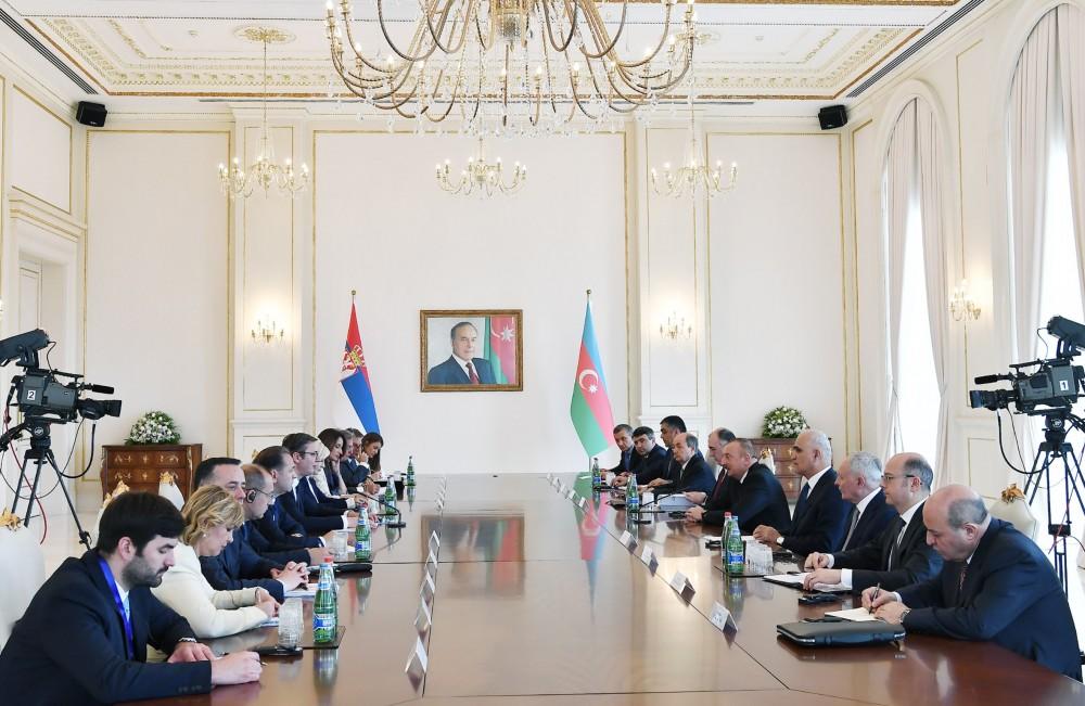 Prezident İlham Əliyev: Biz gələcəkdə energetika, nəqliyyat sahələrində daha fəal əməkdaşlıq edə bilərik