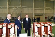 Prezident İlham Əliyev Bakıda yüksəkgərginlikli avadanlıqlar zavodunun açılışında iştirak edib (FOTO) (YENİLƏNİB)