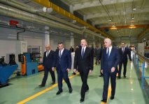 Prezident İlham Əliyev Bakıda yüksəkgərginlikli avadanlıqlar zavodunun açılışında iştirak edib (FOTO) (YENİLƏNİB)