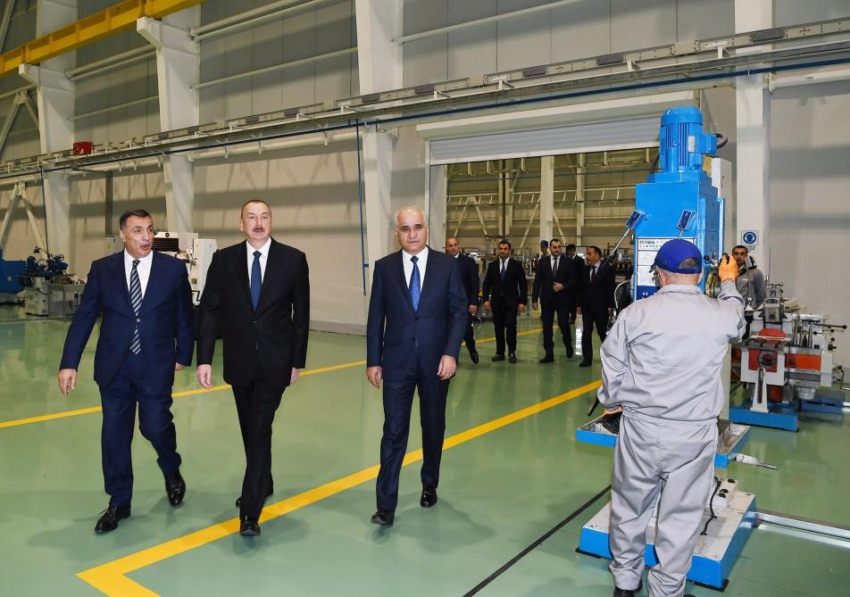 Prezident İlham Əliyev Bakıda yüksəkgərginlikli avadanlıqlar zavodunun açılışında iştirak edib (FOTO) (YENİLƏNİB)