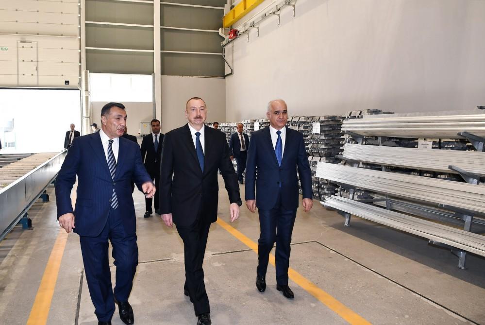 Prezident İlham Əliyev Bakıda yüksəkgərginlikli avadanlıqlar zavodunun açılışında iştirak edib (FOTO) (YENİLƏNİB)