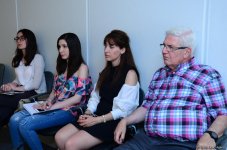 TREND İnformasiya Agentliyində Gürcüstan KİV nümayəndələri ilə görüş keçirilib (FOTO)