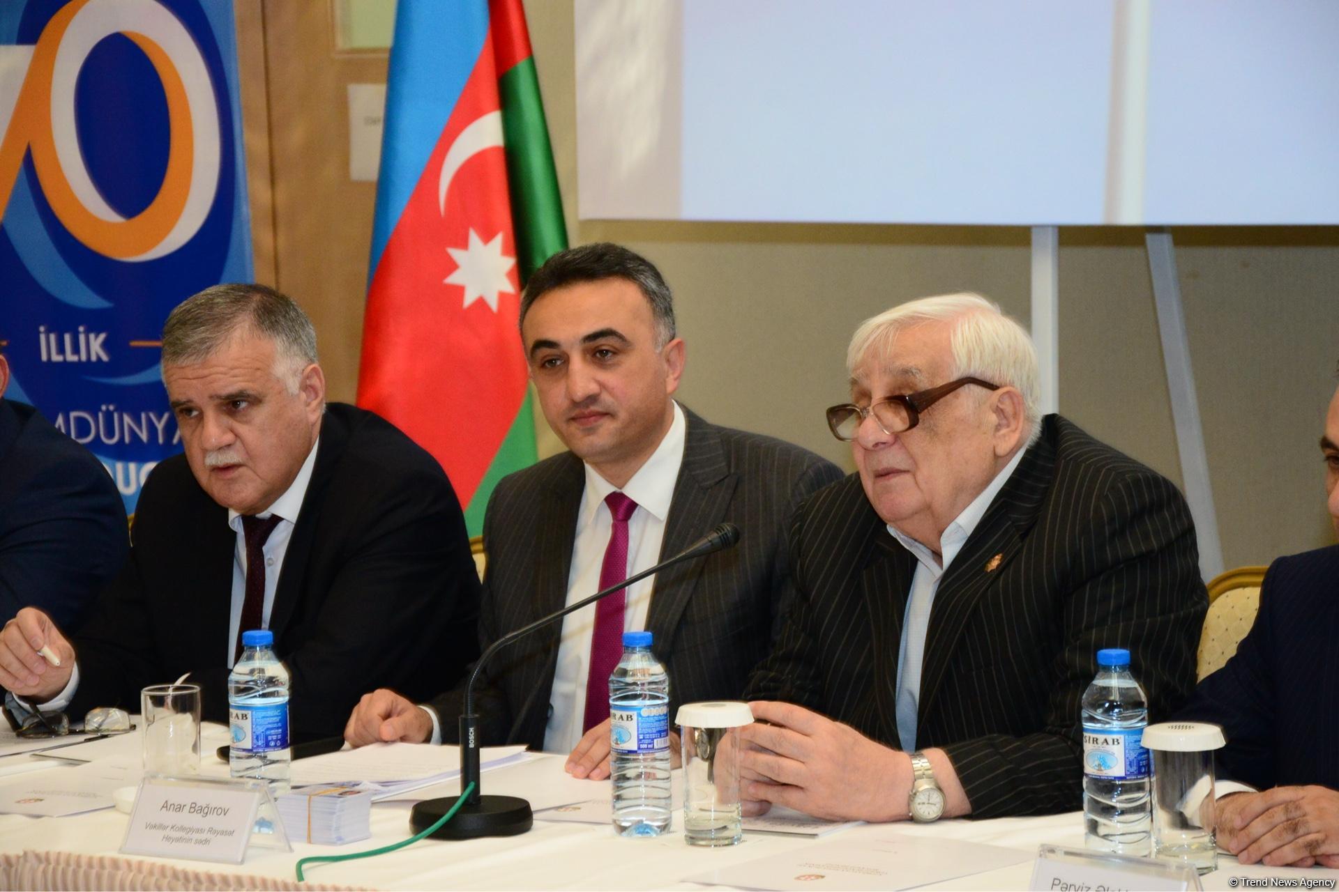 Vəkilliyə namizədlərin təntənəli andiçmə mərasimi keçirilib (FOTO)