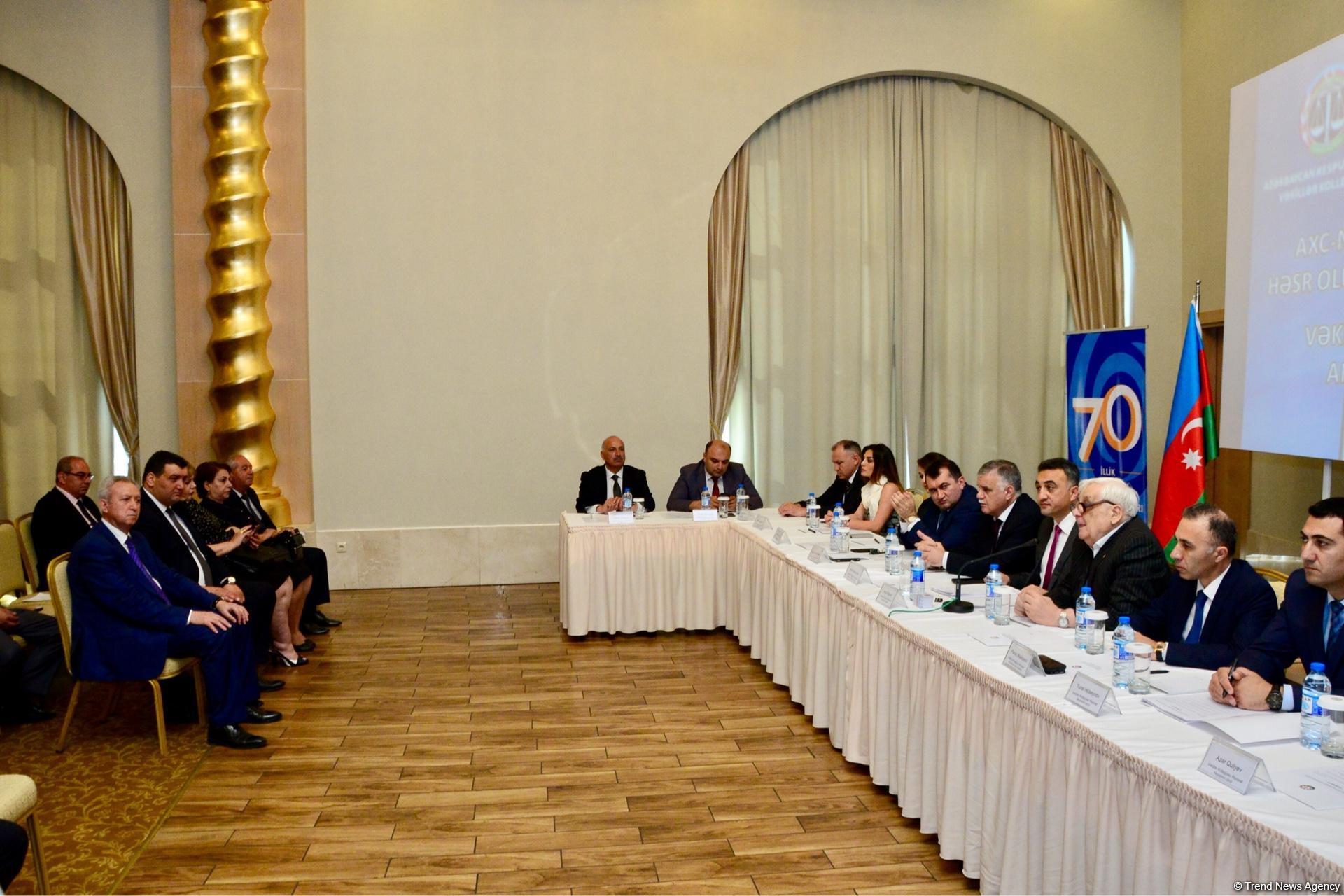 Vəkilliyə namizədlərin təntənəli andiçmə mərasimi keçirilib (FOTO)