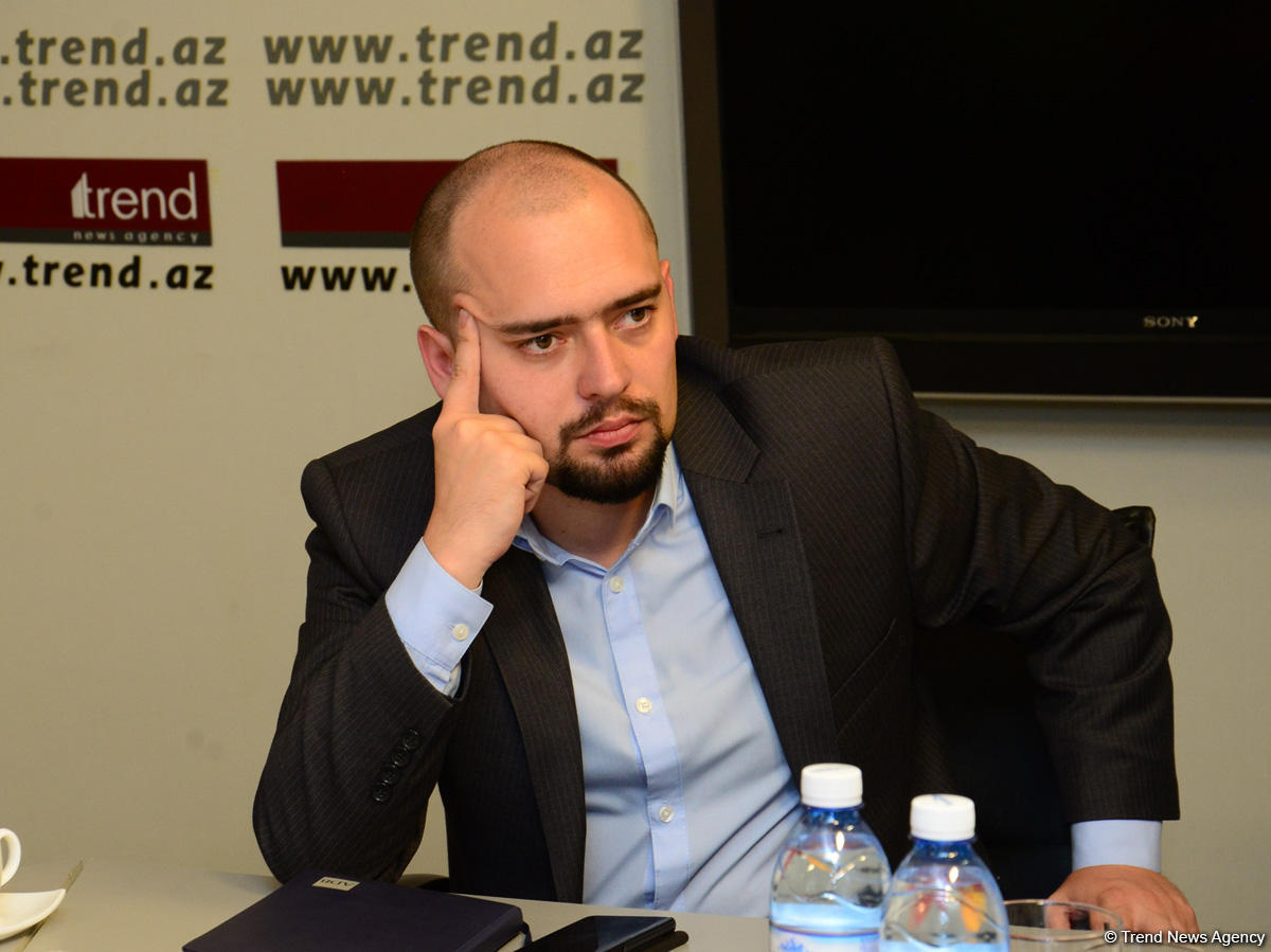 TREND İnformasiya Agentliyində Gürcüstan KİV nümayəndələri ilə görüş keçirilib (FOTO)