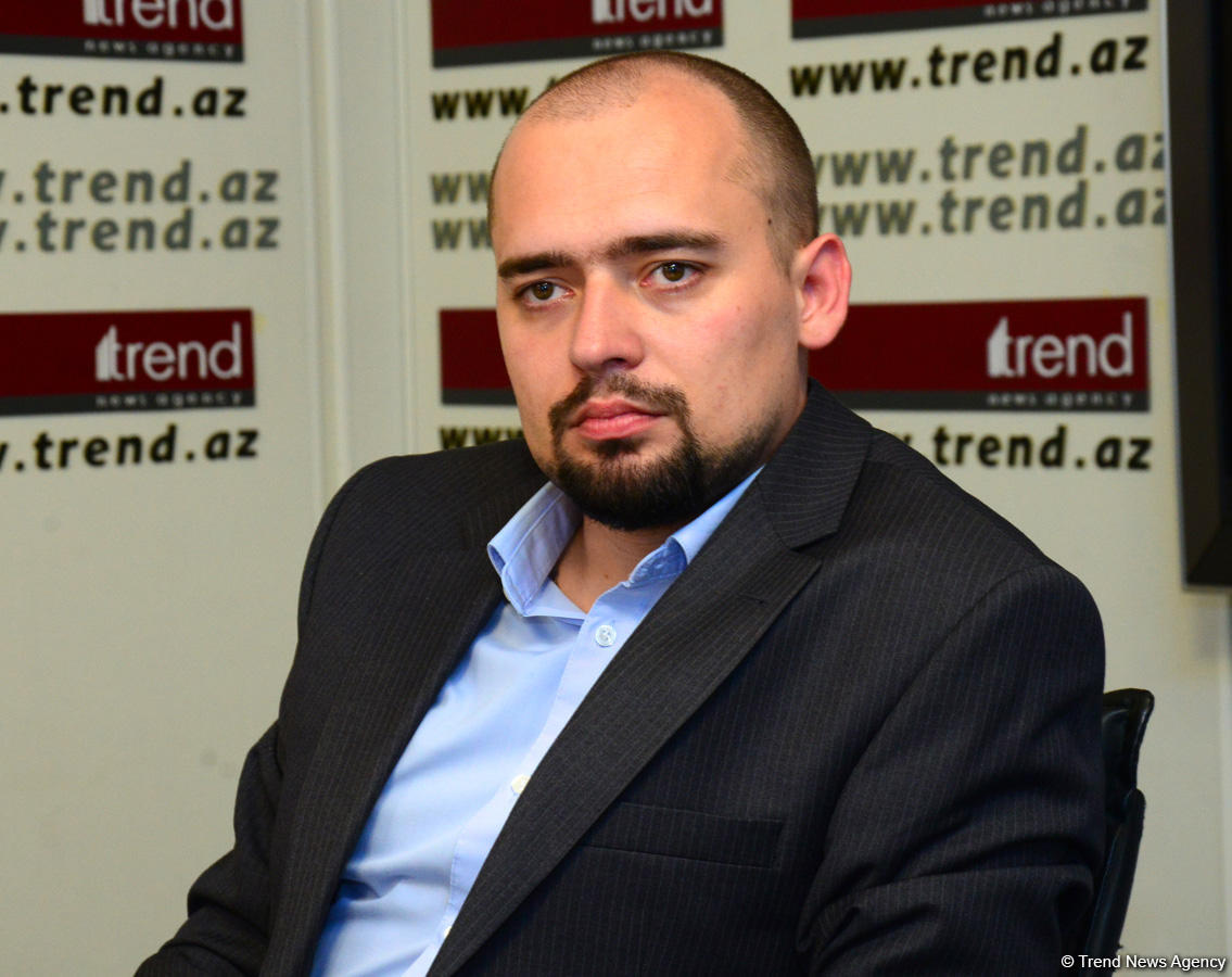 TREND İnformasiya Agentliyində Gürcüstan KİV nümayəndələri ilə görüş keçirilib (FOTO)