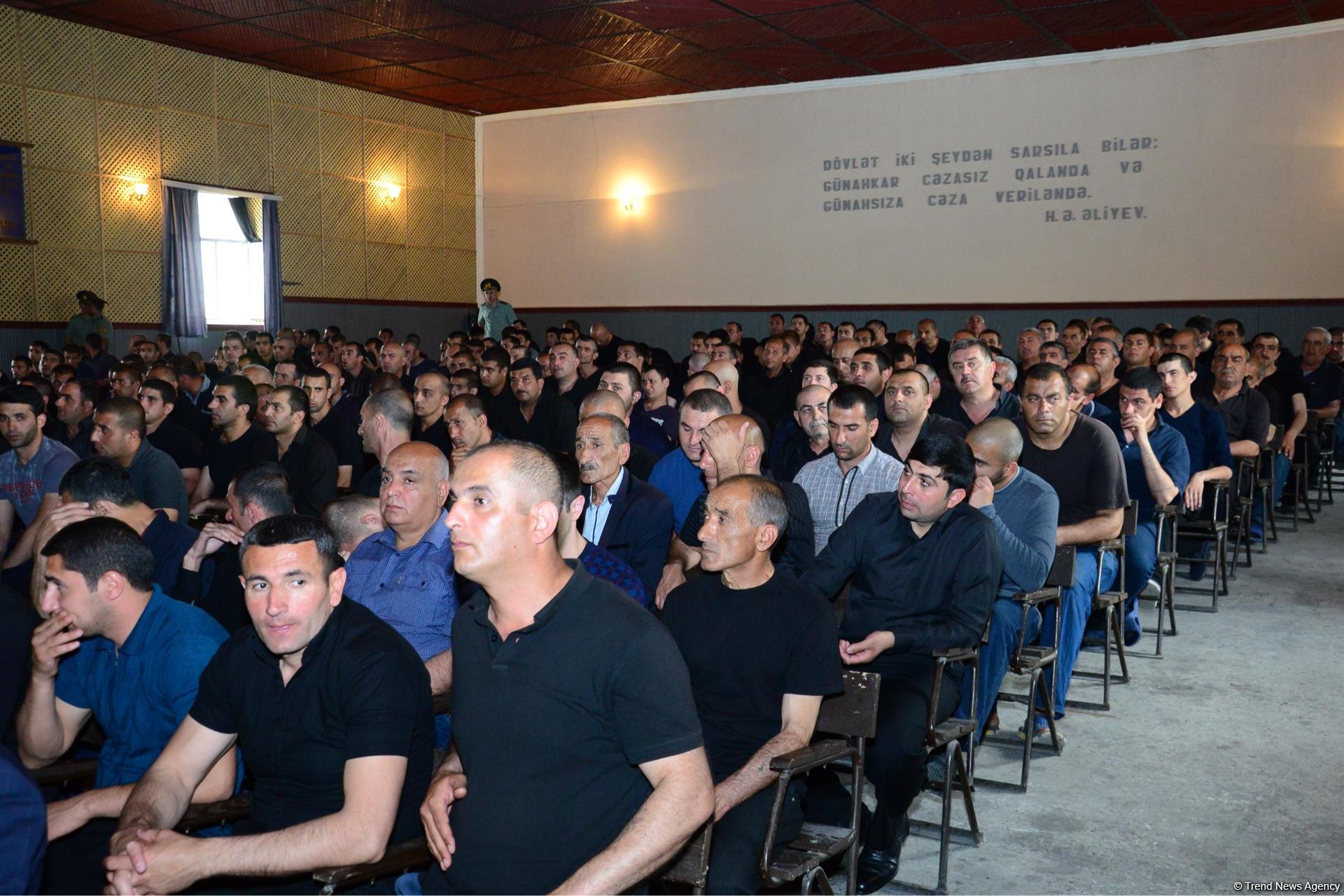 6 saylı cəzaçəkmə müəssisəsindən 62 məhkum azadlığa buraxılıb (FOTO)