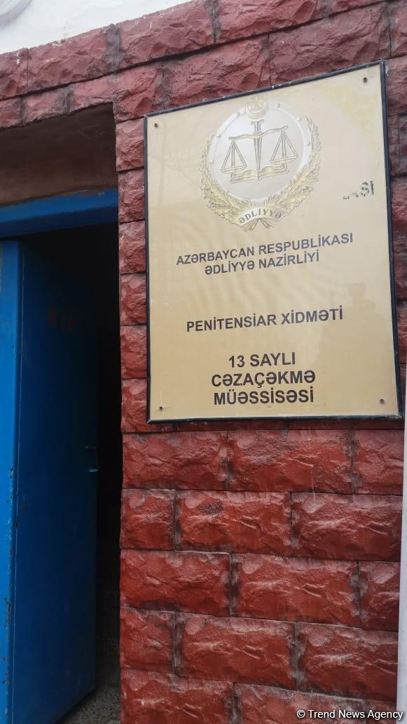 13 saylı cəzaçəkmə müəssisəsindən 41 məhkum azadlığa buraxılıb (FOTO)