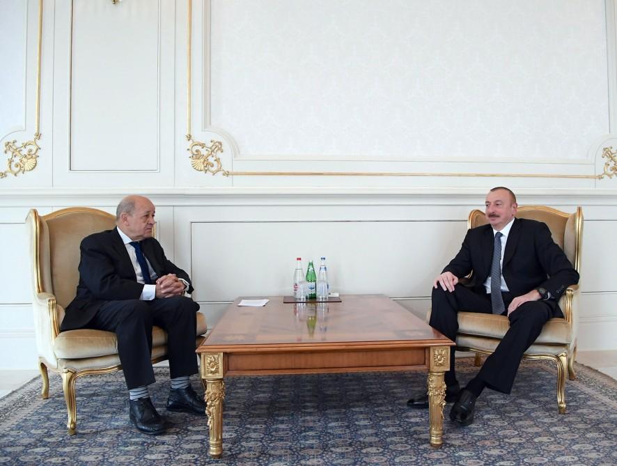 Prezident İlham Əliyev Fransanın Avropa və xarici işlər nazirini qəbul edib (YENİLƏNİB)