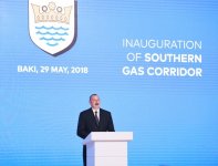 Prezident İlham Əliyev Cənub Qaz Dəhlizinin rəsmi açılış mərasimində iştirak edib (YENİLƏNİB-3) (FOTO)