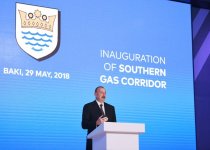 Prezident İlham Əliyev Cənub Qaz Dəhlizinin rəsmi açılış mərasimində iştirak edib (YENİLƏNİB-3) (FOTO)