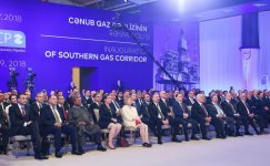 Prezident İlham Əliyev Cənub Qaz Dəhlizinin rəsmi açılış mərasimində iştirak edib (YENİLƏNİB-3) (FOTO)