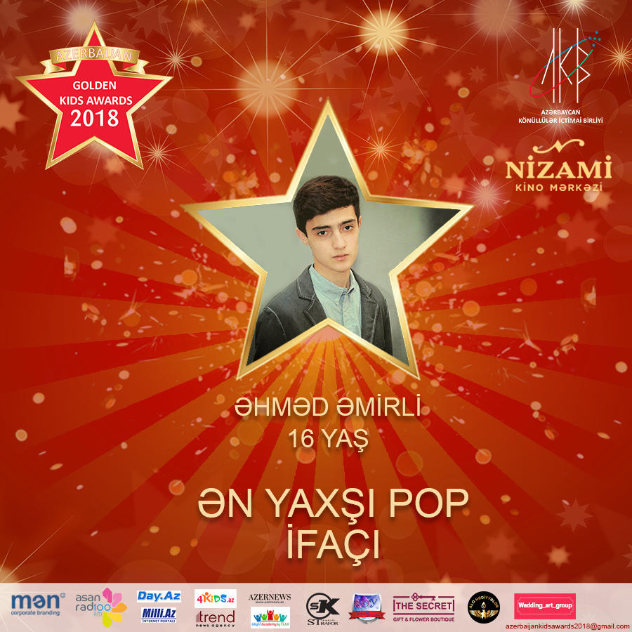 “Azerbaijan Golden Kids Awards 2018” layihəsinin nominantları bəlli olub (FOTO)