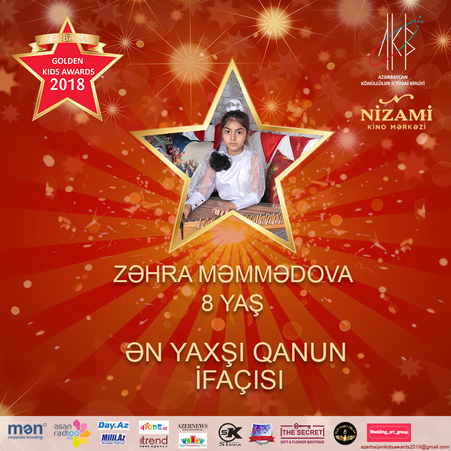 “Azerbaijan Golden Kids Awards 2018” layihəsinin nominantları bəlli olub (FOTO)