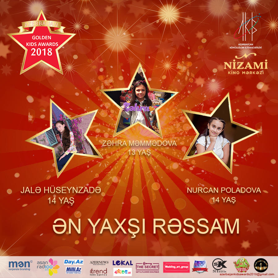 “Azerbaijan Golden Kids Awards 2018” layihəsinin nominantları bəlli olub (FOTO)