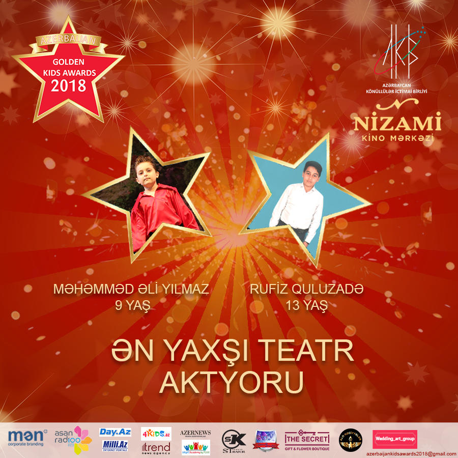 “Azerbaijan Golden Kids Awards 2018” layihəsinin nominantları bəlli olub (FOTO)