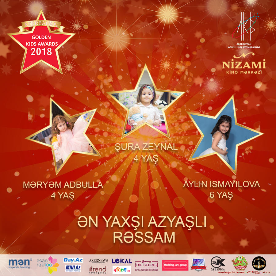 “Azerbaijan Golden Kids Awards 2018” layihəsinin nominantları bəlli olub (FOTO)