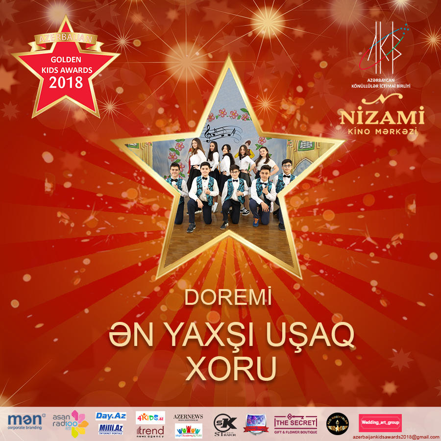 “Azerbaijan Golden Kids Awards 2018” layihəsinin nominantları bəlli olub (FOTO)